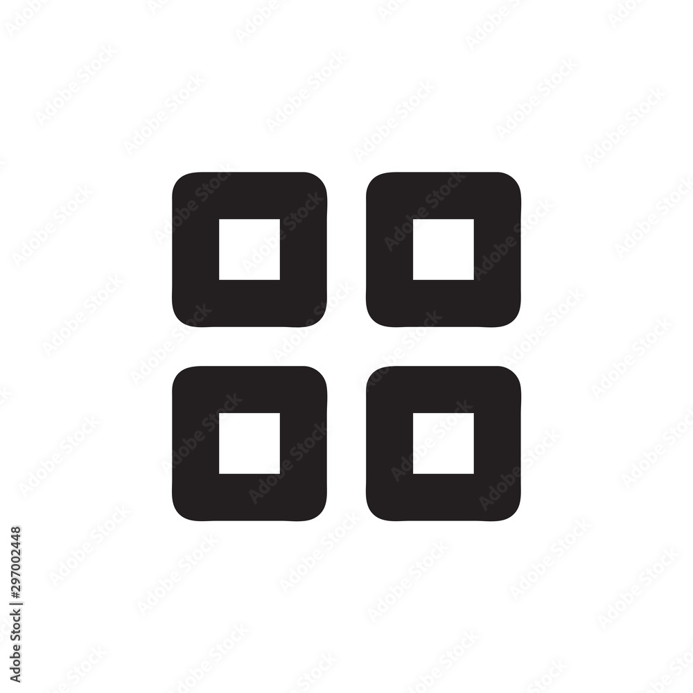 Grid icon vector isolated on background. Trendy sweet symbol. Pixel perfect. illustration EPS 10. - Vector Grid icon vector isolated on background. Trendy sweet symbol. Pixel perfect. illustration EPS 10. - Vector
