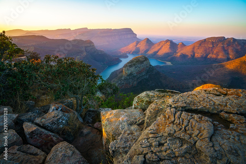 three rondavels and blyde river canyon at sunset, south africa 52