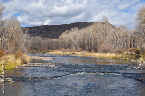 Colorado River near headwaters after fall