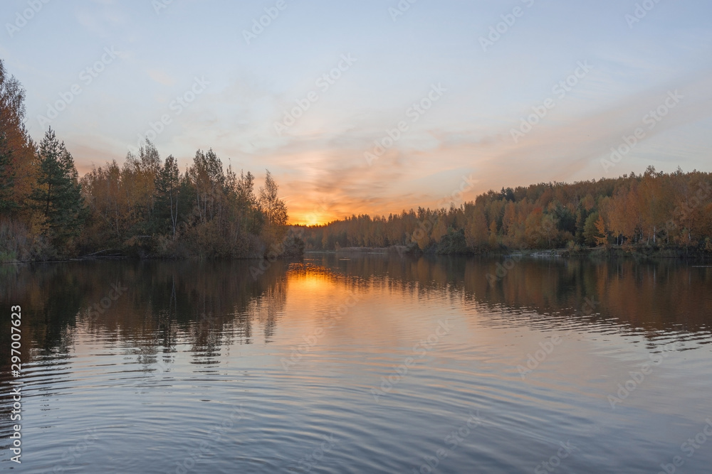 lake in the early morning