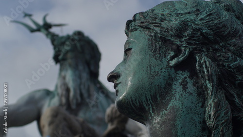 Neptunbrunnen in Berlin Alexanderplatz photo