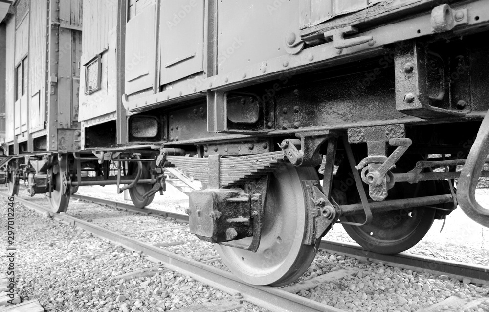 Naklejka premium Treno Vintage sui binari - viaggiare