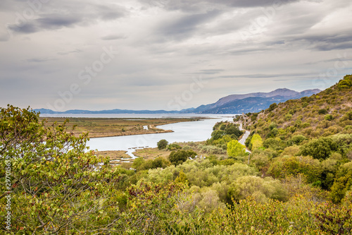 Channel of Vivari - Butrint National Park, Albania photo