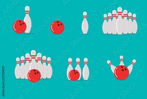 Bowling ball skittles
