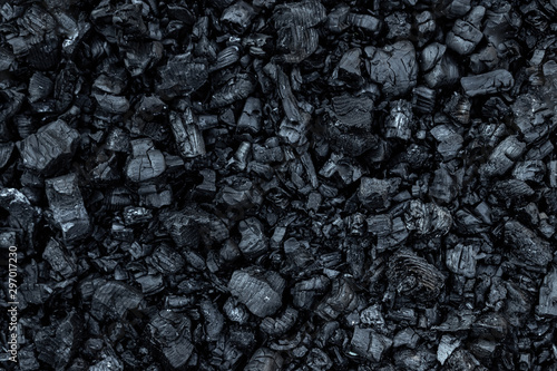 Dark coal texture, coal mining, fossil fuels, environmental pollution.