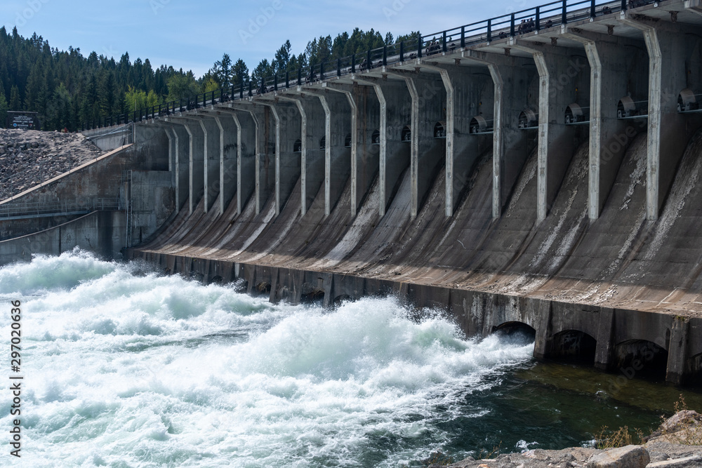 Εκτύπωση καμβά Jackson Dam located in The Grand Teton National Park, USA