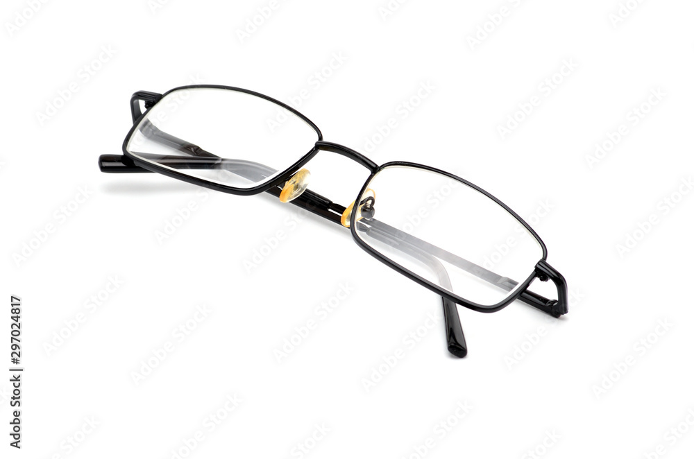 Optical eyeglasses on a white background. Optical eyeglasses on a white background.