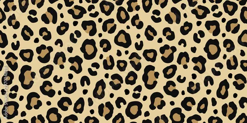 Obraz Wzór lamparta. Moda stylowa tekstura wektor.