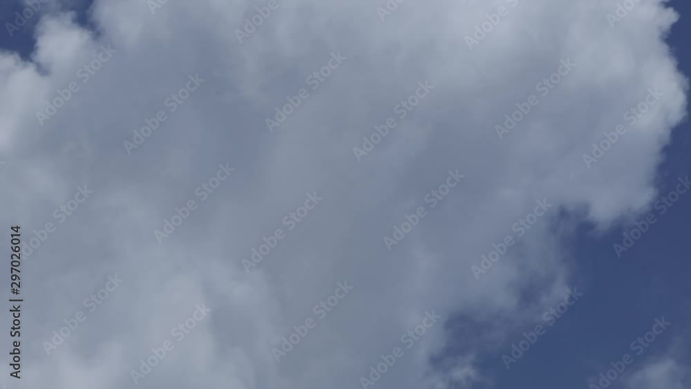 Moving clouds and Blue Sky Big White Clouds Weather Background Moving clouds and Blue Sky Big White Clouds Weather Background