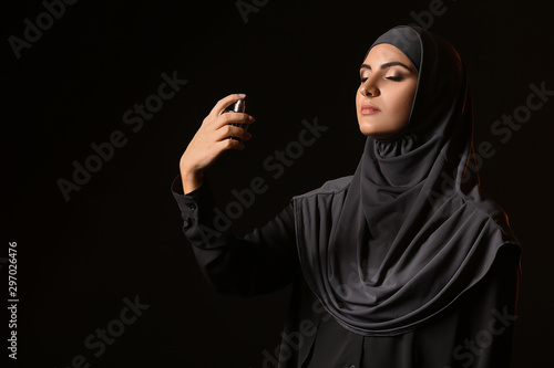 Beautiful Muslim woman with...
