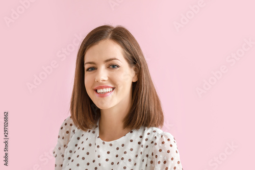 Portrait of beautiful young...