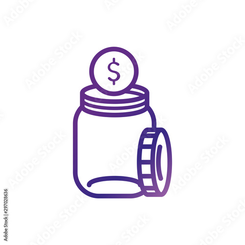 jar with money coin charity help donation