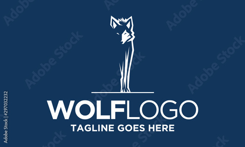 wolf logo design