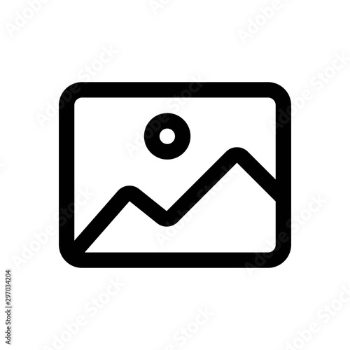 image line vector single icon