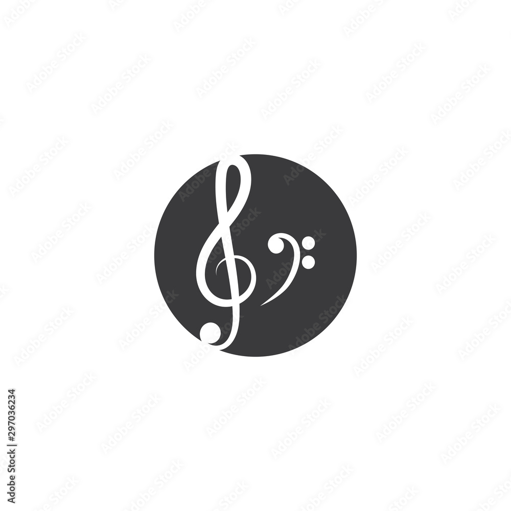 Obraz premium Music note Icon