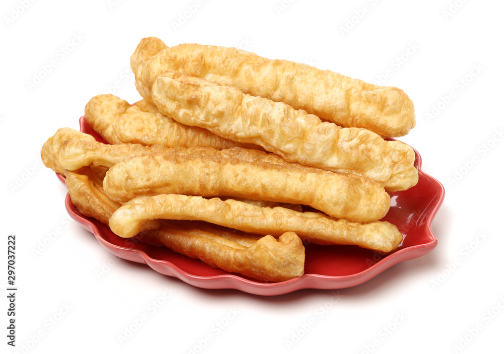 Chinese Fritters on white background Chinese Fritters on white background