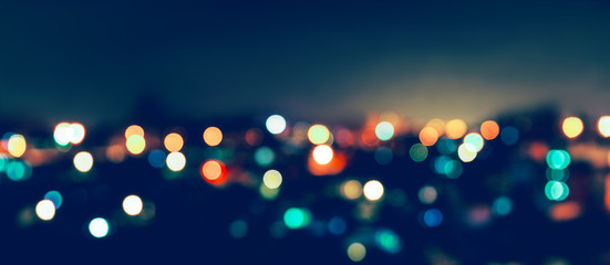 City light bokeh