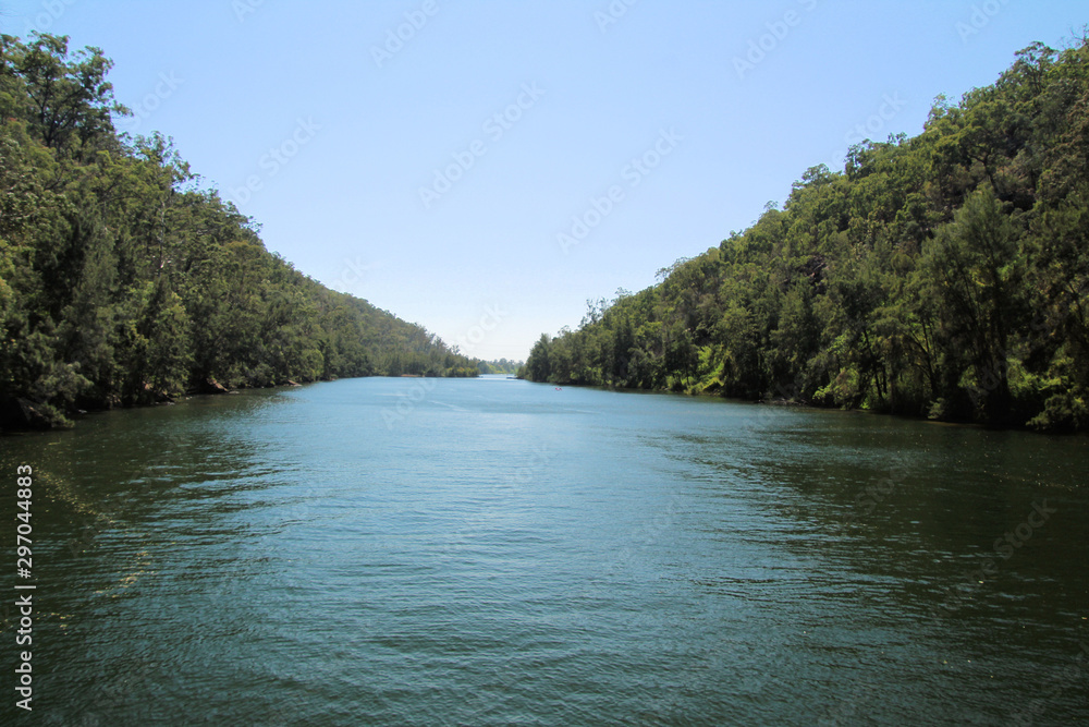 The Nepean River at Penrith Australia and its Banks The Nepean River at Penrith Australia and its Banks