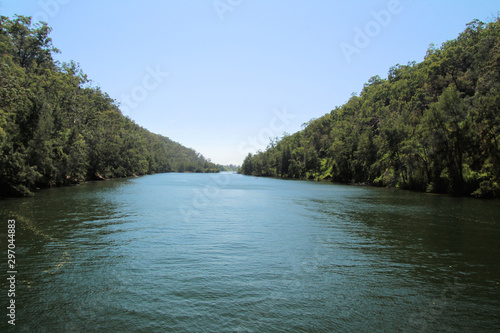 The Nepean River at Penrith Australia and its Banks