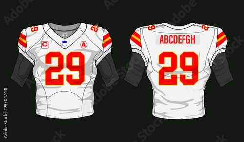 football jersey uniform club kit apparel template