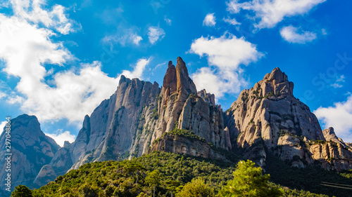 Mountain of Montserrat, Catalonia Spain. photo