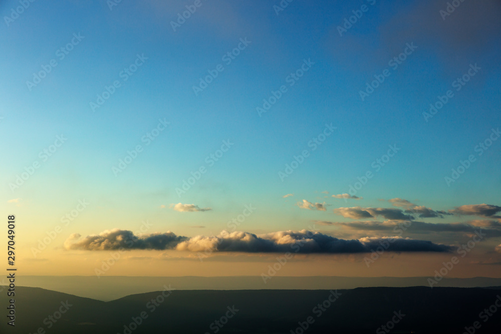 Naklejka premium zachód słońca