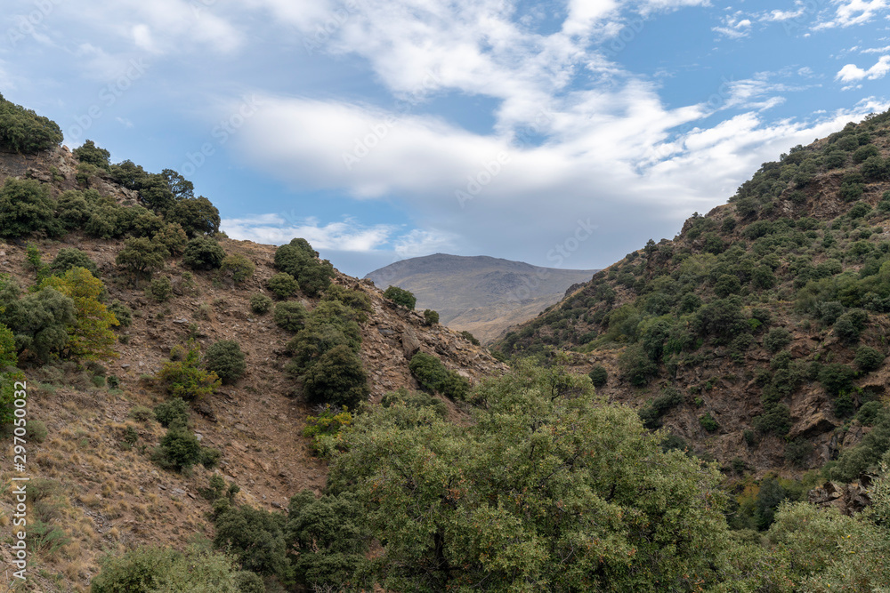 mountainous landscape of Sierra Nevada (Spain)