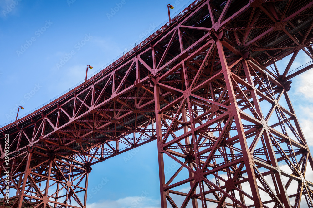 Structure under Golden Gate bridge, San Francisco