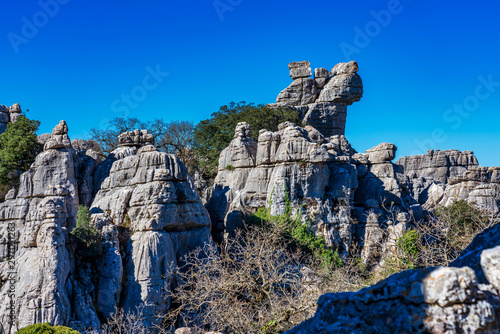 El Torcal de Antequera, Andalusia, Spain, near Antequera, province Malaga.