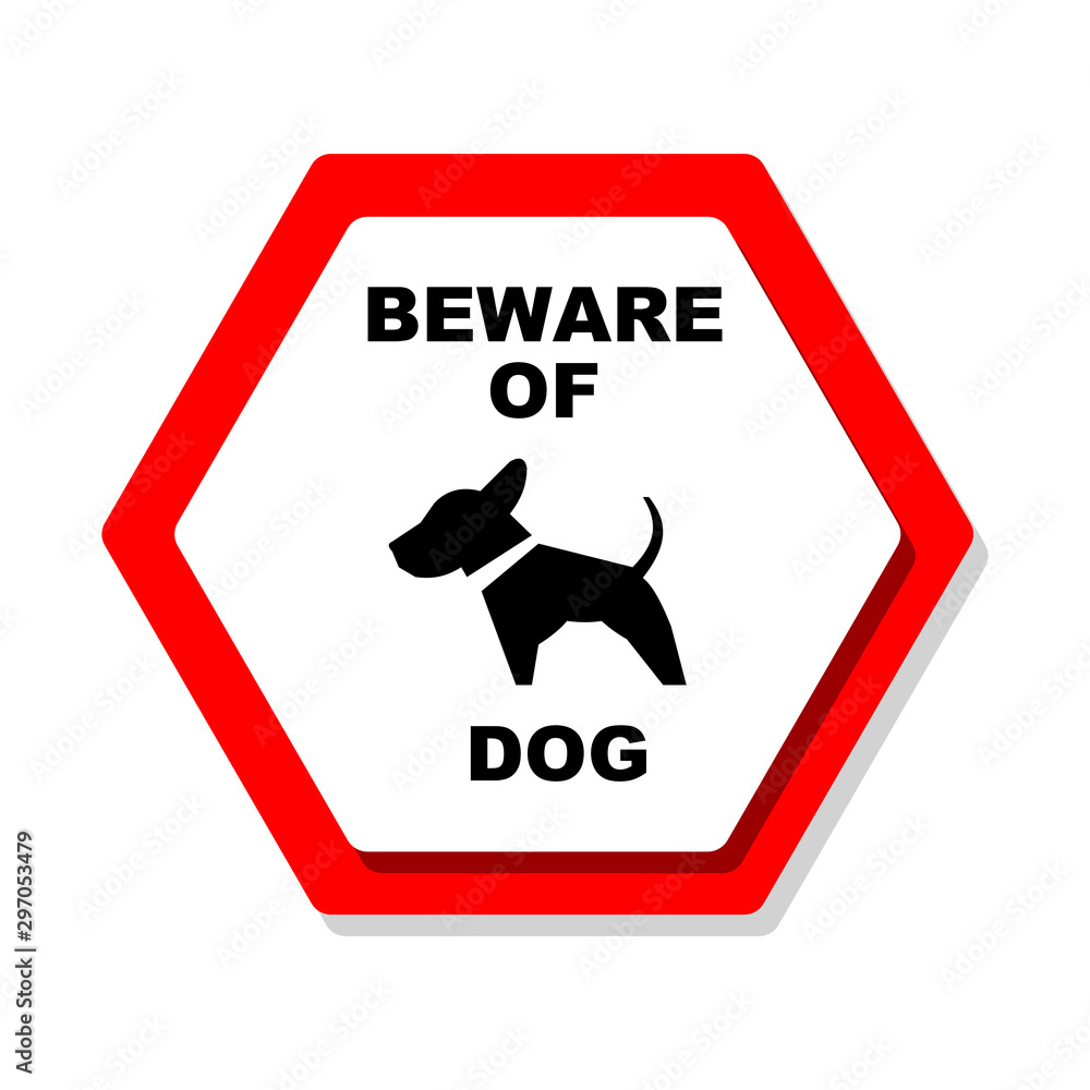 Beware of top dog cute
