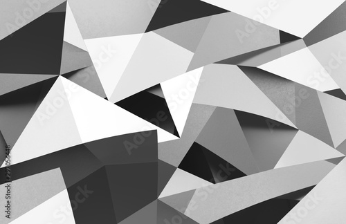 Geometric shapes in black a...