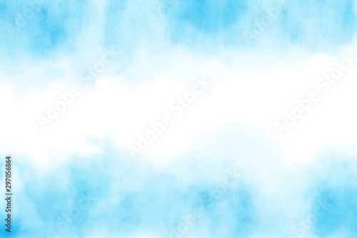 blue watercolor splash background digital painting