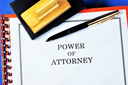Fotografie Power of attorney — a document, written authorization, to represent or act on behalf of another person in legal relations, drawn up according to certain rules, according to the civil code