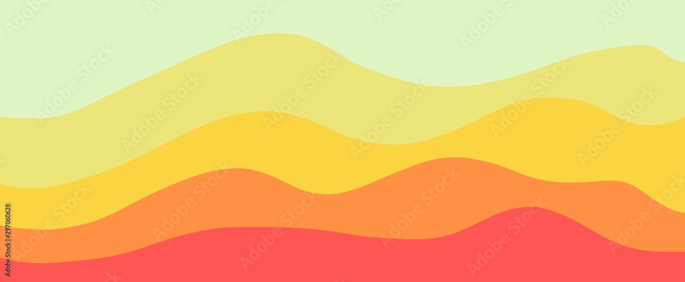 Fototapeta premium Background in paper style. Abstract colored background. - Illustration 