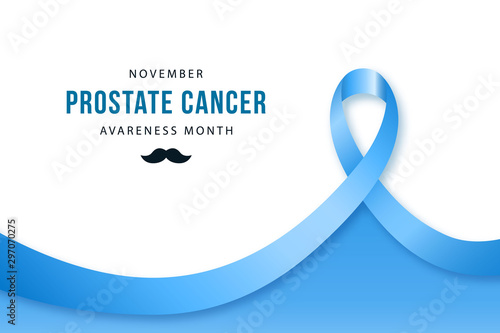 Fototapeta Prostate Cancer awareness banner
