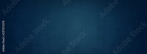 blue cement background, horizontal blank concrete wall
