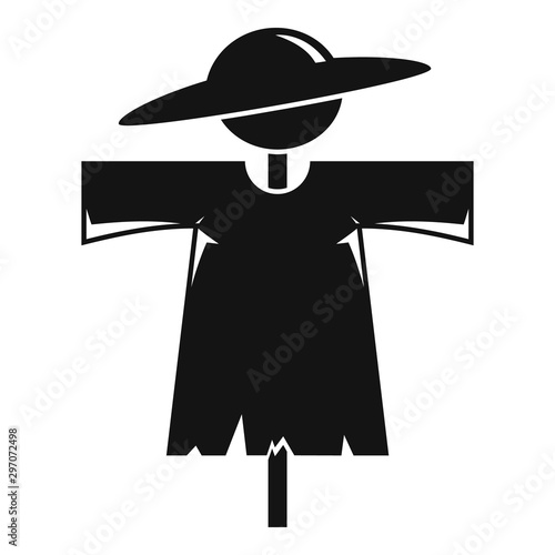 Scarecrow doll icon. Simple illustration of scarecrow doll vector icon for web design isolated on white background
