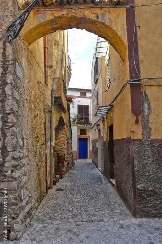 Maranola  Italy  10 19 2019. Tourist trip in an ancient medieval town