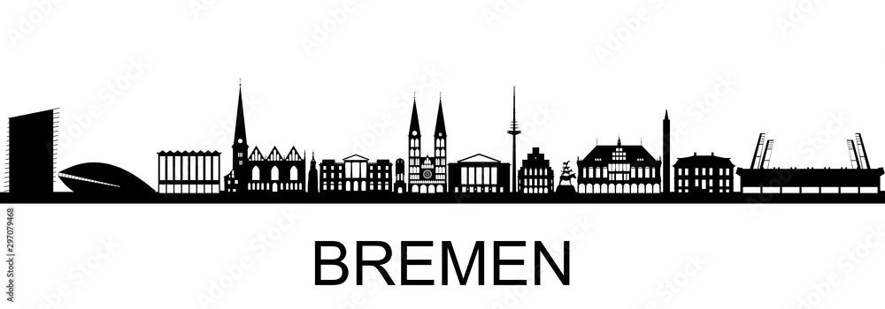 Fototapeta premium Bremen Skyline