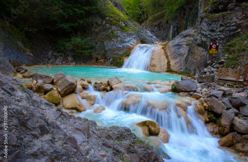  Blue Lakes  consisting of natural waterfalls and lakes in Giresun