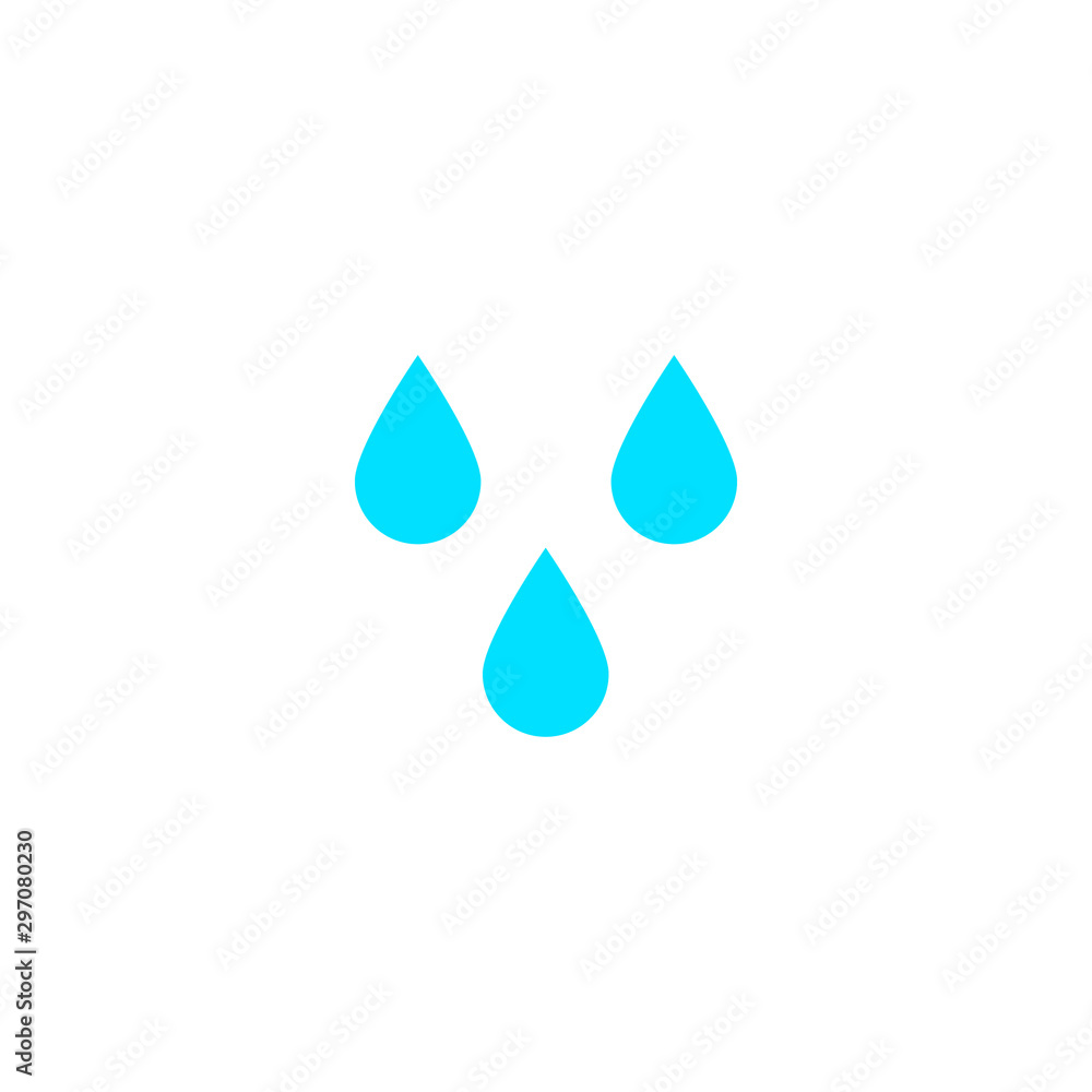 Humidity icon, flat simple design. Vector illustration. Humidity icon, flat simple design. Vector illustration.