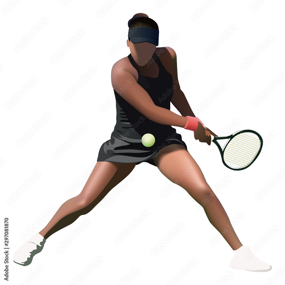 女子テニス Stock イラスト Adobe Stock