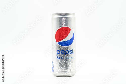 Vietnamese Pepsi can bottle isolated on background. Tuesday 12 February, Ho Chi Minh City, Stock Photo | Adobe Stock