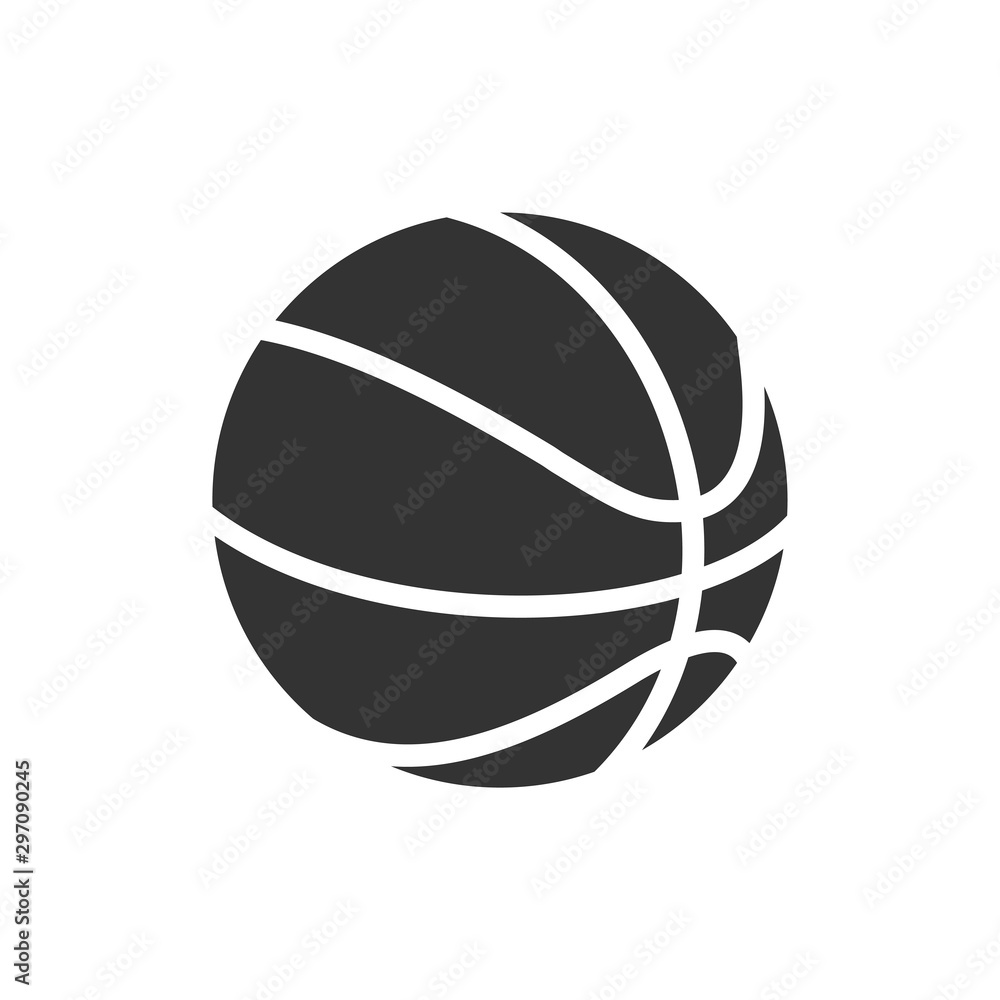 Fototapeta premium Basketball icon vector symbol illustration EPS 10.