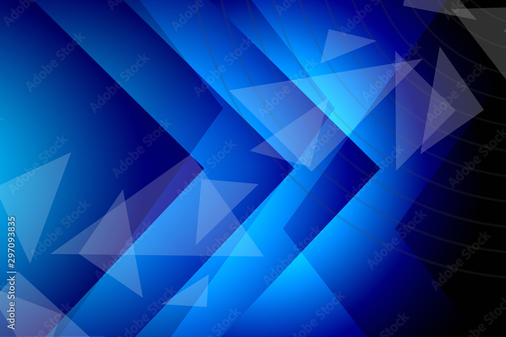 Fototapeta premium abstract, blue, design, wave, line, pattern, lines, illustration, wallpaper, light, curve, graphic, backdrop, waves, digital, texture, gradient, artistic, art, technology, backgrounds, motion, shape