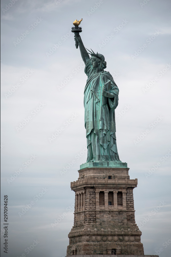 Fototapeta premium USA, New York - May 2019: Statue of Liberty, Liberty Island