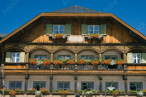 Hotel at Koenigssee, Berchtesgaden National Park, Berchtesgadener Land, Bavaria, Germany, Europe