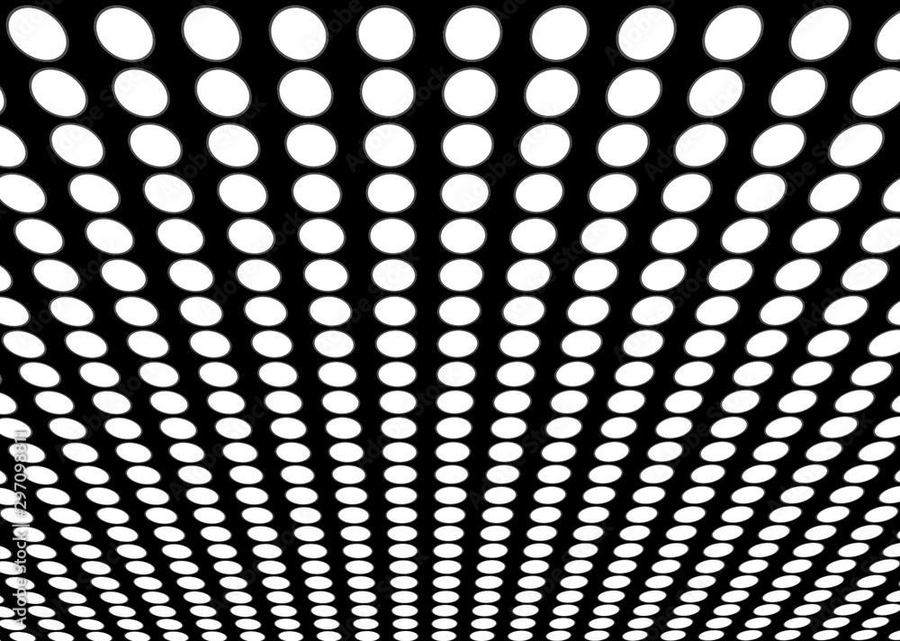 Modern seamless black and white circle pattern Modern seamless black and white circle pattern