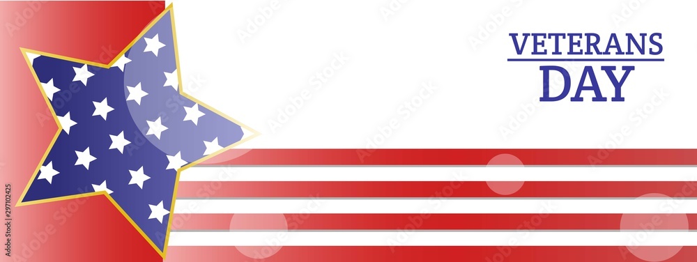 Veterans Day banner honoring all who served Veterans Day banner honoring all who served