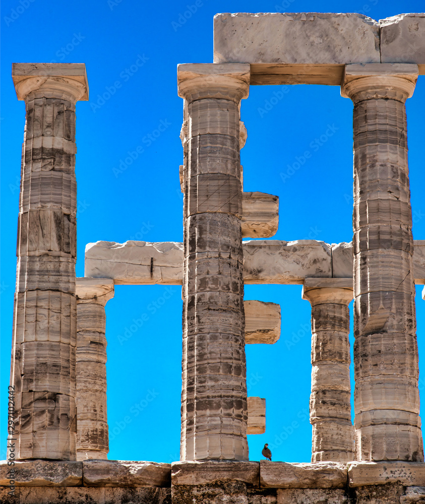 Fototapeta premium Temple de Poséidon au cap Sounion, Grèce